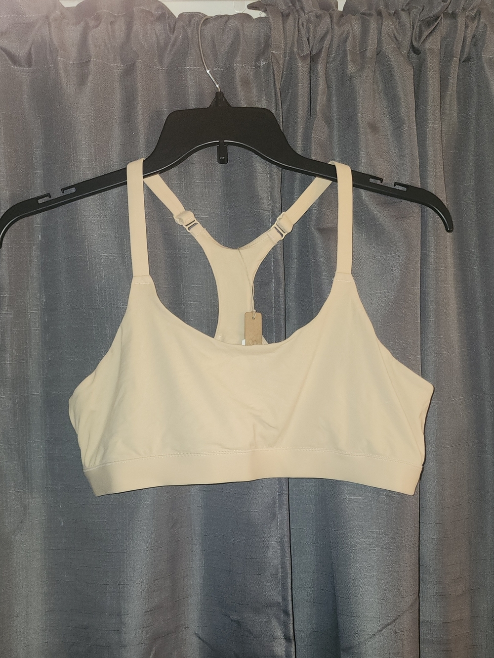 NWT Skims Soft Nude Racerback Sports Bra